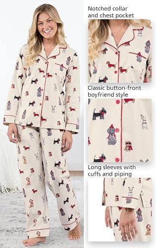 PajamaGram Winter Pajamas For Women - Flannel Pajamas Women thumbnail 5