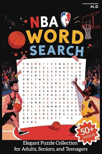 NBA Word Search Book: Bold Challenges Exploring Basketball Glory and Beyond | 6x9 inches, 110 pages | Over 50 Tasks ... Ideal for Travel, Festivities, and Leisure - Image 1