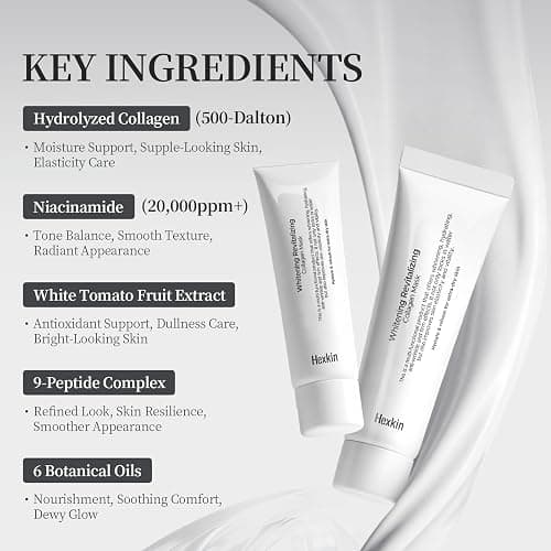 Hexkin Korean Skin Care,Collagen Wrapping Peel Off Facial Mask Pack - Elasticity & Hydration Care, Reduces Sagging & Dullness - Hydrolyzed Collagen For Glowing Skin 2.82oz. thumbnail 7