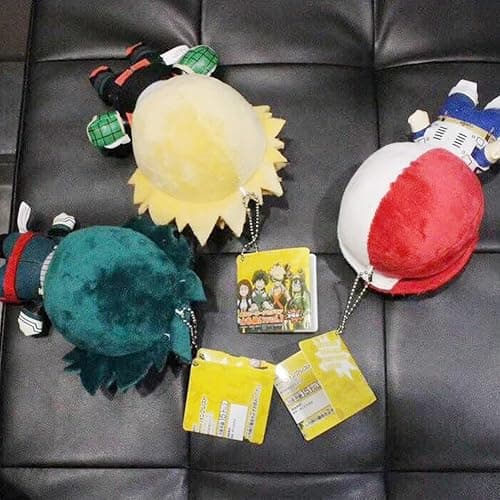 YLQANONG MHA Midoriya Izuku Anime Pillow Figure Pendant Todoroki Shouto Soft Pillow Cushion MHA Anime Figures 5.91IN thumbnail 4