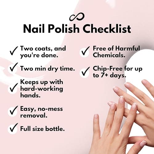 Eternal White French Nail Polish Set (ET VOILA) - Clear Nail Polish Set for Girls - Lasting & Quick Dry Pastel Nail Polish Set for Women for Home DIY Mani Pedi - Made in USA, 13.5mL (Set of 5) thumbnail 5