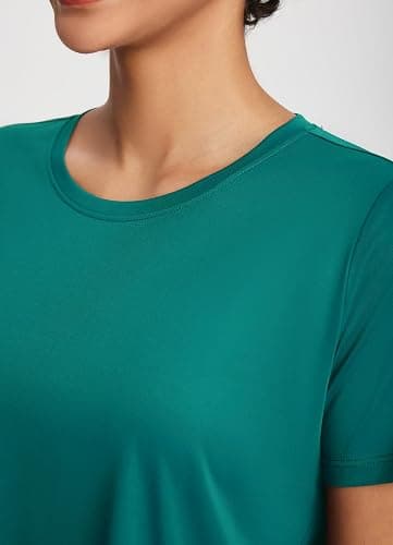 baleaf Women's Athletic Sun Shirts Short Sleeve Running Tops Workout Cropped Split Back UPF 50+ Quick Dry Lightweight thumbnail 4