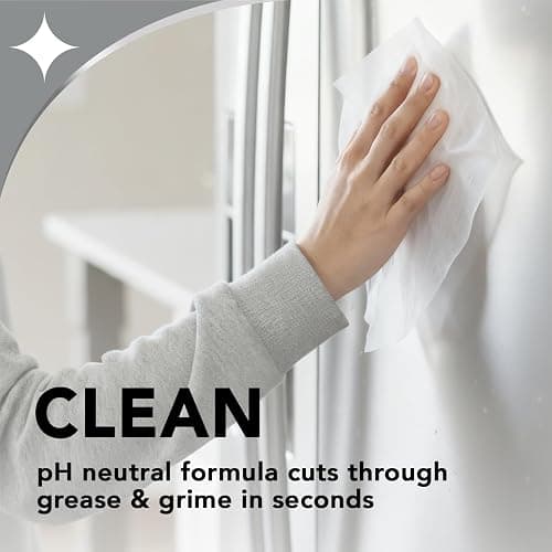 Weiman Stainless Steel Cleaner & Polisher, 30 Ct Wipes, Kitchen Appliance | Anti Fingerprint, Tetrachloroethylene (PCE) Free, Removes Water Spots & Grease, No Streaks or Residue, Metal Polish, Chrome, thumbnail 4