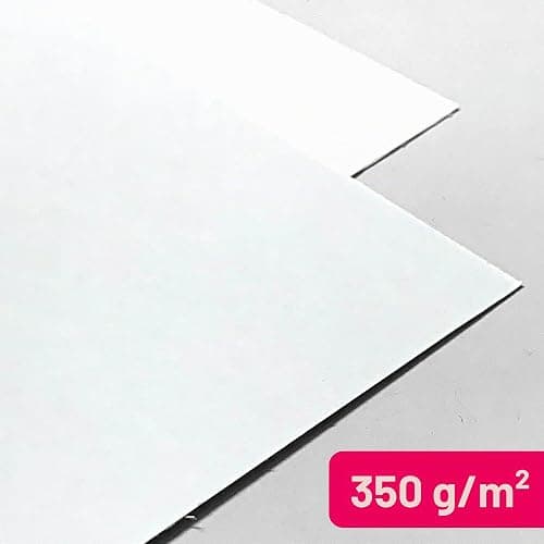 20 Feuilles - 350g A3 Feuille Cartonnée Blanche, 420 x 297 mm thumbnail 4