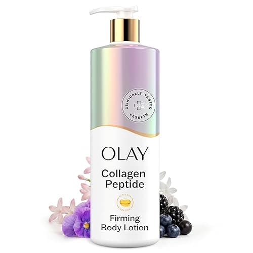 Olay Body Lotion for Women, Firming with Collagen Peptides Serum, Visibly Firmer Skin, 24hr Moisture & Hydration, Fast Absorbing Formula, Vitamin B3 Complex, For All Skin Types, 17 fl oz - Image 1