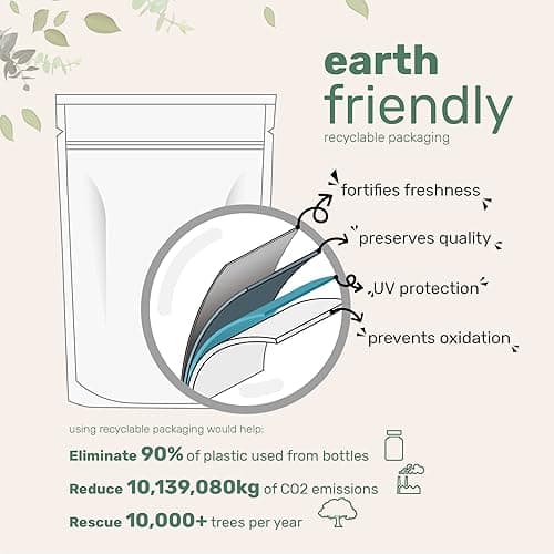 Organic Bamboo Extract Powder, 8 Ounce (1 Year Supply), Rich in Silica and Minerals, Supports Healthy Skin, Nail, Hair, Joints and Bones, Non-GMO and Vegan Friendly thumbnail 4