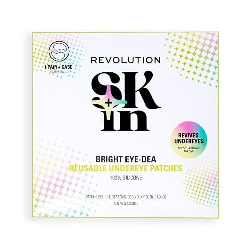 Revolution Skin, Bright Eye Reusable Silicone Eye Patches, Depuffs & Hydrates Eyes, Vegan & Cruelty-Free, 1 Pair Included thumbnail 5