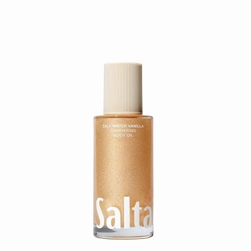Saltair Shimmering Body Oil – Scented Dry Oil Moisturizer with Light-Reflecting Pearl Pigments – Moisturizing Glow for All Skin Types – Salt Water Vanilla, 4oz thumbnail 8