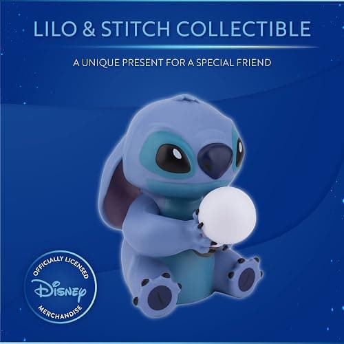 Stitch Light - Officially Licensed Lilo and Stitch Lamp, Disney Collectible Gift , Bedside Table Bedroom Night Light Decor | Paladone - Stitch thumbnail 4