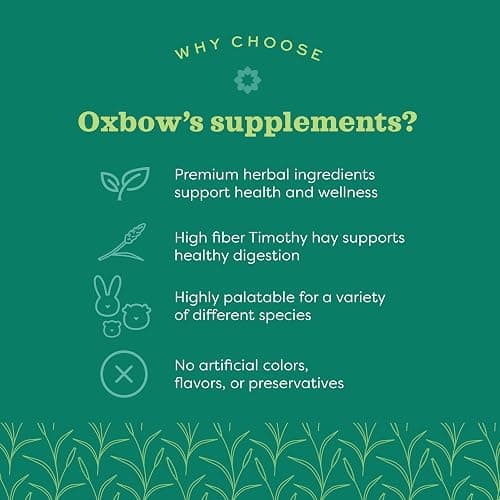Oxbow Natural Science Vitamin C Supplement, Vitamin C & High-Fiber Timothy Hay, Guinea Pig Items, Made in the USA, Small Pet Supplies, Recommended by Veterinarians, 4.2 oz thumbnail 6