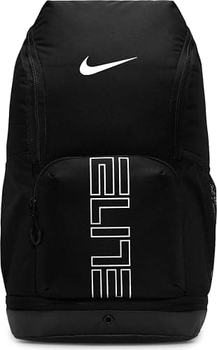 Nike, Unisex, Varsity Elite Backpack (32L), Black/Black/Metallic Silver, One Size - Image 1