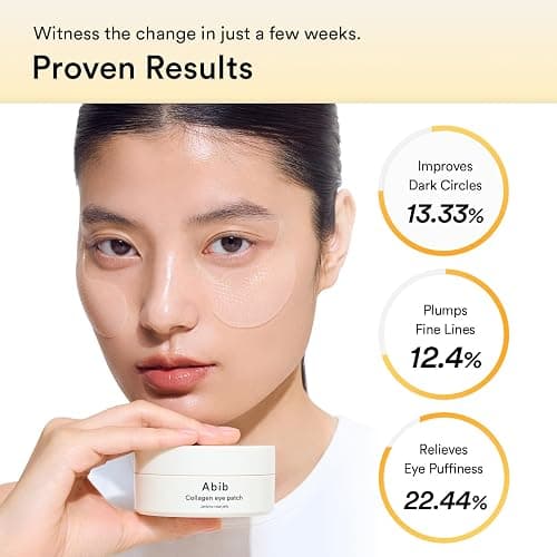 Abib Collagen Eye Patch Jericho Rose Jelly 60 Patches, Korean Under Eye Patches for Puffy Eyes and Dark Circles, Anti-Wrinkle, Collagen, Caffeine, Niacinamide, Ceramide, Antioxidant, Skin Care thumbnail 5