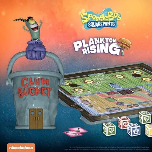 USAOPOLY Spongebob: Plankton Rising Cooperative Dice and Card Game | Featuring Artwork & Characters from Nickelodeon's Spongebob Squarepants Cartoon | Officially Licensed Spongebob Game thumbnail 5