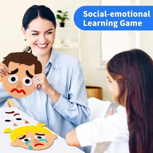 Craftstory 116 Pcs Social-Emotional-Learning-Activities for Kids - 6 Family Feelings-Board-Games, Autism Sensory Toy Learning Materials Educational Speech Therapy Toys for Toddlers Age 3+ thumbnail 5