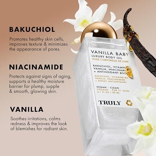 Truly Luxury Body Oil | Hydrating & Illuminating with Natural Shimmer | For Smooth, Glowing Skin and Long-Lasting Fragrance thumbnail 4