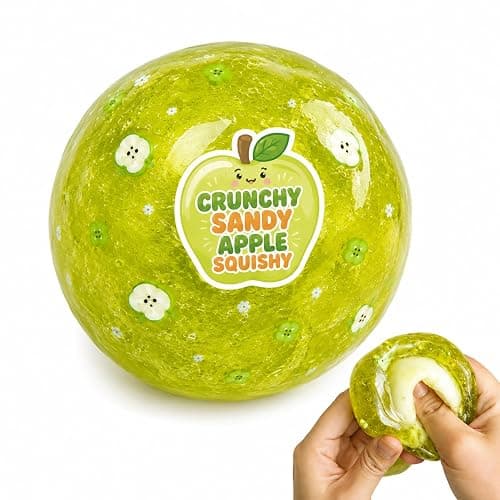 Crunchy Apple Squishy – Crispy Snow-Crunch Sensory Fidget for Adults - Image 1