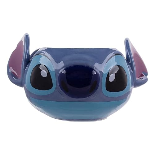 Paladone | Disney's Stitch Shaped Ceramic Coffee Mug | Officially Licensed Disney Lilo & Stitch Merchandise | Collectors Item | Novelty Gifts | Drinkware, Blue - Lilo & Stitch thumbnail 5