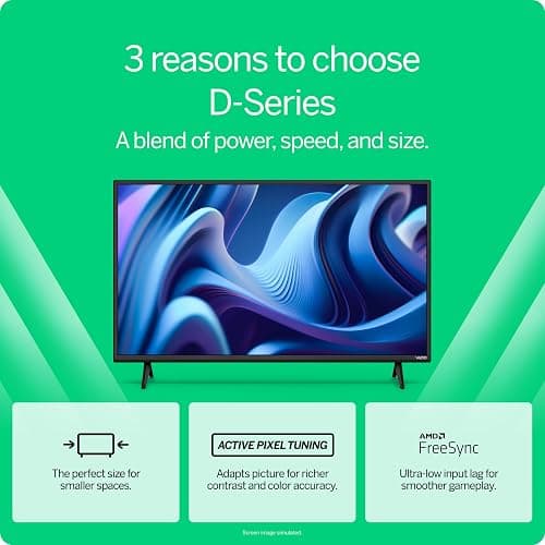 VIZIO 32-inch D-Series Full HD 1080p Smart TV with Apple AirPlay and Chromecast Built-in, Alexa Compatibility, D24f-J09, 2022 Model thumbnail 4
