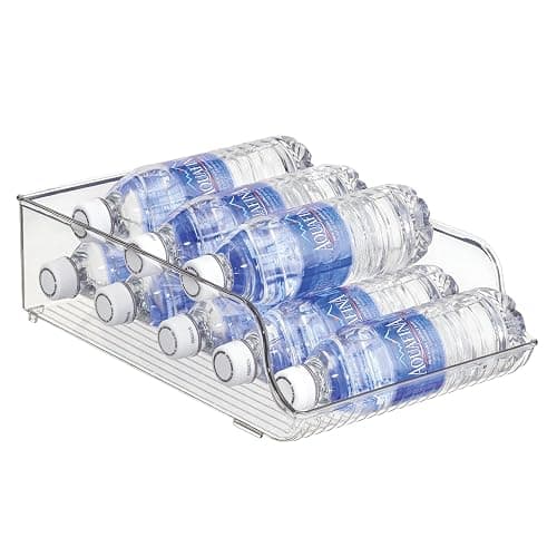 iDesign Plastic Water Bottle Organizer, Clear, 2-Pack | For Fridge, Bottle Holder, For Kitchen and Pantry thumbnail 7