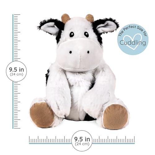 1i4 Group Callie Cow - Microwavable & Weighted Plush Stuffed Animal - Heated Plushie for Warmth - Cute, Soft, Cozy Toy for Adults & Children (Boys, Girls, & Toddlers) by Warm Pals thumbnail 2