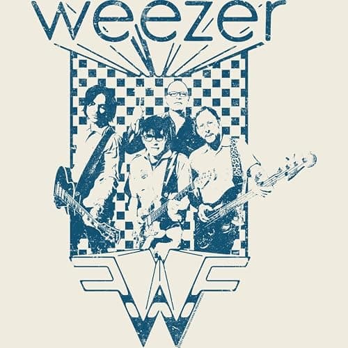 Weezer Rock Music Band & Logo Vintage Style Adult Short Sleeve T Shirt Graphic Tees thumbnail 2