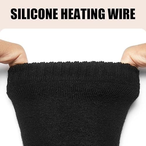 Beheizte Socken, 2025 Beheizte Socken, Kaltes Wetter USB-Heizsocke, 3 Sekunden Schnelle Heizung, 55? Konstante Temperatur, Kältefest QuickHeating Lange Fußwärmer Socke thumbnail 9