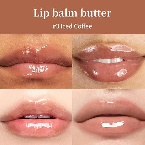 URQT 4PCS Summer Special Lip Butter Balm, Hydrating, Nourishing & Softening Lip Care with Natural Oils & Fruit Extracts, Long-Lasting Moisture, Non-Sticky Shine, Soften Dry Lips Lip Care (4PCS, 4) thumbnail 7