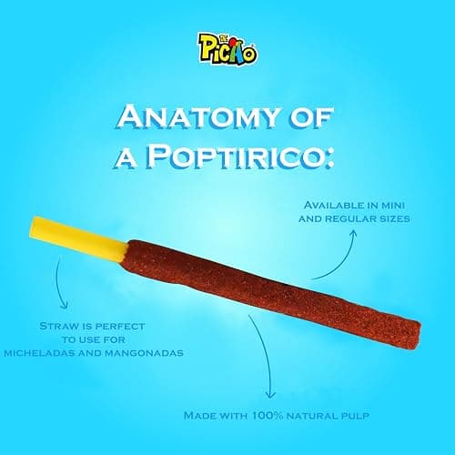 PiCAo Spicy Mango Mexican Candy Sticks, 1kg. thumbnail 3