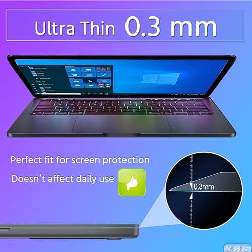 Laptop Screen Protector Tempered Glass Designed for Universal 16 inch with 16:10 Aspect Ratio Laptop (345mm x 218mm) Screen Protector, High Definition Clear 9H,Bubble Free thumbnail 4