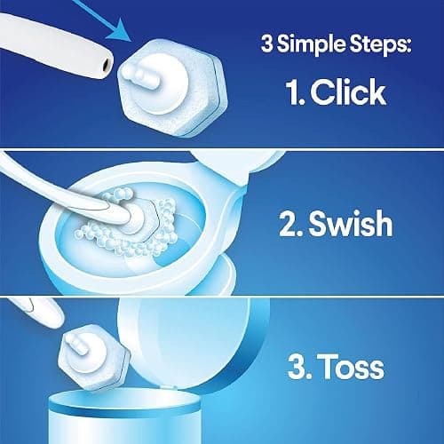 Clorox ToiletWand Disposable Toilet Cleaner Refills, Rainforest Rush Scent, 30 Count, Kills 99.9% of Germs, Touch-Free Toilet Cleaning thumbnail 4