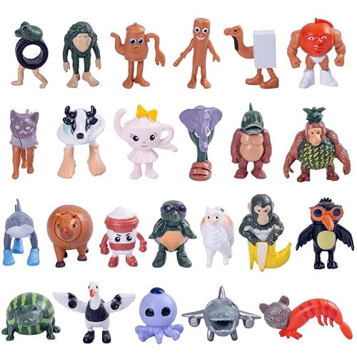 Nerfcareani 24PCS Brainrot Italian Memes Keychain Tung Tung Tung Sahur Keychain Tralalero Tralala Figurine Classroom Gifts Party Favors Boys Girls Easter Basket Stuffers Easter for Toddlers - Image 1