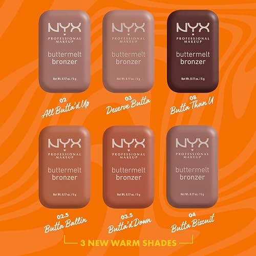 NYX PROFESSIONAL MAKEUP Matte Buttermelt Bronzer, Longwear Face Makeup with Up to 12 Hours of Wear, Vegan Formula - Butta Ballin (Medium Warm) thumbnail 2