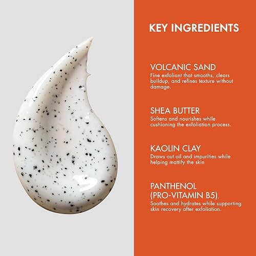 Oak Bishop Juggernaut Men's Volcanic Sand Exfoliating Cleanser for Smoother Skin – Made in USA – Deep Pore Clean, Bergamot, Lavender and Ginger Root, 3.4 fl oz thumbnail 4
