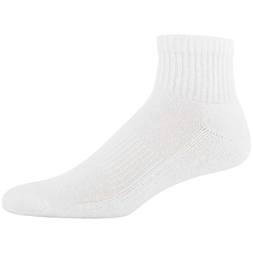 Gildan Men's Active Cotton Ankle Socks, 10-Pairs - White - Shoe Size: 6-12 thumbnail 4