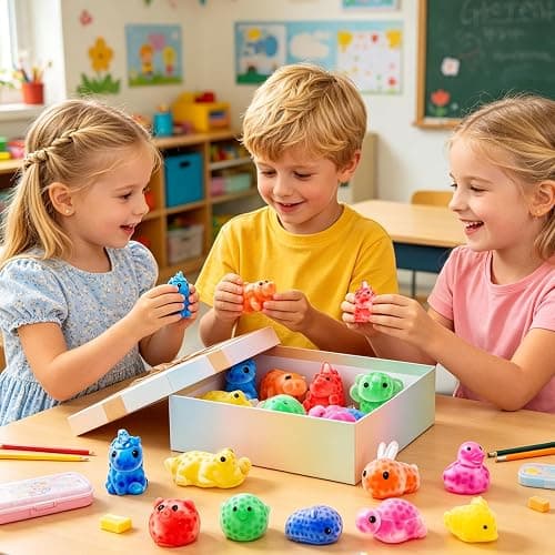24 Pack Squishies Toys Stress Balls Bulk 12 Styles Animals Stress Relief Sensory Fidget Toys Squeeze Balls for Kids Toddlers Boys Girls Party Favors Classroom Prizes Birthday Gifts Goodie Bag Stuffers thumbnail 2