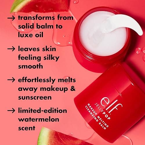 e.l.f. Jelly Pop Makeup Melting Cleansing Balm, Limited Edition Face Cleanser & Makeup Remover, Creates Smooth & Soft Skin, Vegan & Cruelty-Free thumbnail 2