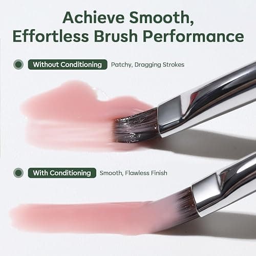 Modelones Nail Art Brush Cleaner & Restorer 80ml/2.71 Fl.Oz for Gel Polish/Nail Extension Gel/Nail Art Liner/Dip Powder/Acrylic Builder Manicure Brush DIY Salon at Home thumbnail 6