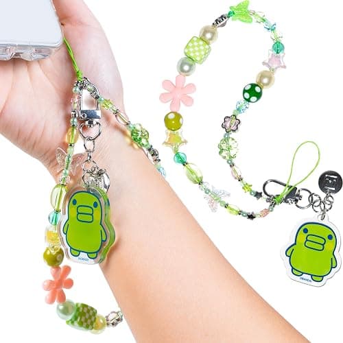 iFace [Limited Edition] Tamagotchi Beaded Wristlet Universal Charm Strap - Cute Wrist Straps for Phone Camera Keys AirPods - Image 1
