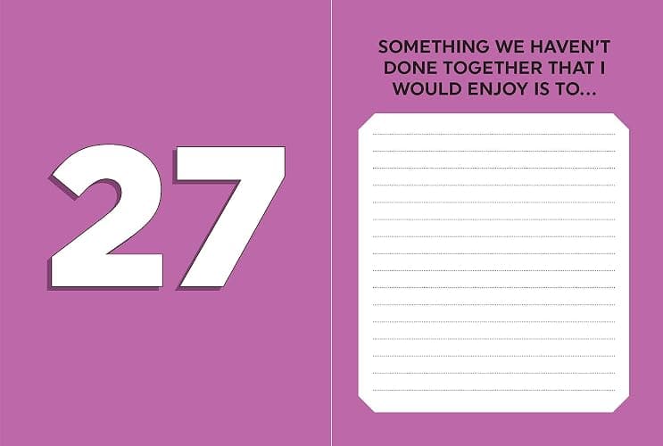 What I Love About You: 30 Things I Love About You and the Reasons Why I Love You Fill-in-the-Blank Gift Book. Anniversary Gifts for Couples, Her and Him (What I Love About You Series Books) thumbnail 5