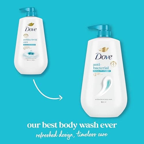 Dove Body Wash with Pump Antibacterial For All Skin Types Protects from Dryness 30.6 oz thumbnail 5