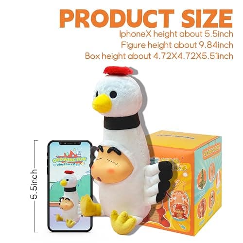 52TOYS Crayon Shinchan Growing Fun Vinyl Doll Collectible Toy- 9.84inch Action Figure with Soft Touch, Movable Joints, Perfect for Home Decor & Gifts thumbnail 3