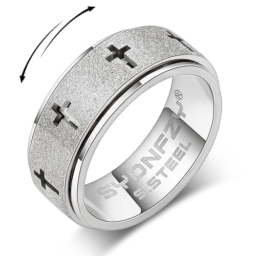 Silver Fidget Ring - Image 1