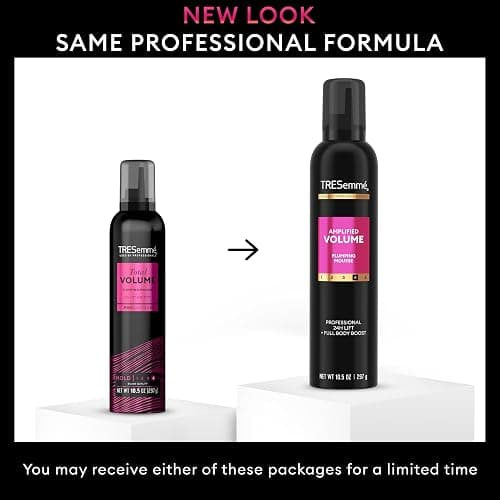 TRESemmé Plumping Mousse Amplified Volume for 24H Lift and Body with Pro Lock Technology 10.5 Fl Oz thumbnail 3