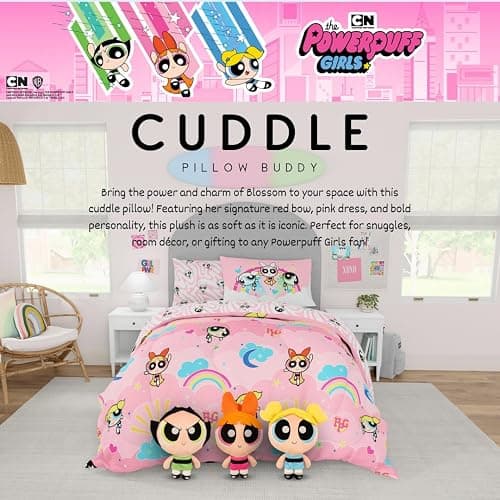 Collectibles The Powerpuff Girls Blossom Bedding Super Soft Cozy Decorative Cuddle Pillow, (Officially Licensed Product) By Franco thumbnail 3