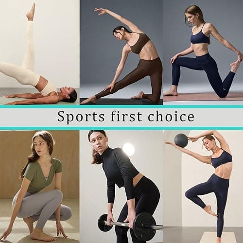 Dimore 5 Pack Women's Leggings with Pockets, High Waisted Workout & Yoga Pants for Tummy Control, Non See-Through for Gym thumbnail 4