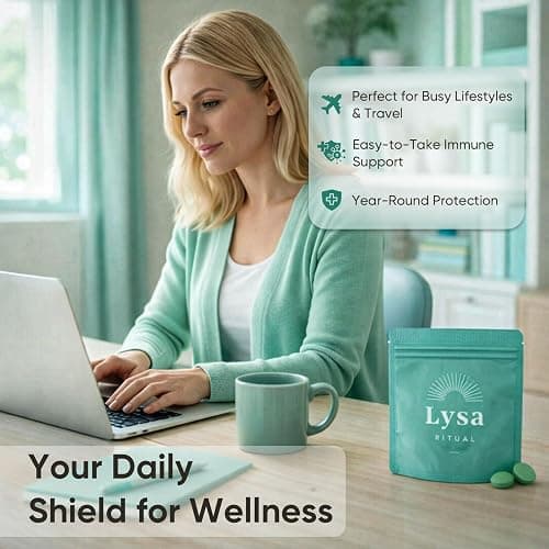 FWPTEI LYSA Acne Gummies, LYSA Ritual Acne Treatment Immune Support & Skin Health - High Potency Vegan Gummies, Sugar-Free, Gluten-Free Gummy Supplement, 60 Gummy thumbnail 5