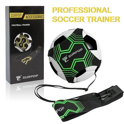 Soccer/Volleyball/Rugby Trainer, Football Kick Throw Solo Practice Training Aid Control Skills Adjustable Waist Belt for Kids Adults thumbnail 6