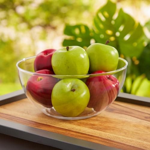 US Acrylic Vista Clear Plastic Salad and Serving 10-inch Bowls | set of 3 | Reusable, BPA-free, Made in the USA | 135 oz. capacity thumbnail 8