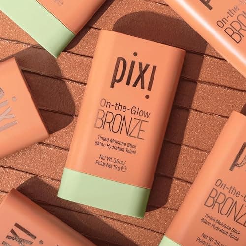 Pixi On-the-Glow Bronze - RichGlow, Hydrating Tinted Moisture Bronzer Stick with Ginseng, Aloe Vera & Fruit Extracts, For Cheeks & Lips, 19g / 0.6oz, Paraben-Free thumbnail 3