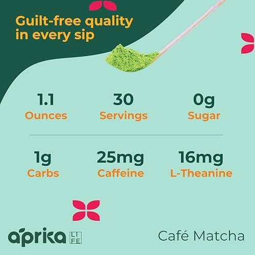 AprikaLife Matcha Powder from Japan, USDA and JAS Organic Matcha Green Tea Powder, No Sugar Added, Perfect for Matcha Latte, Japanese Green Tea - Premium Cafe Grade - 1 oz/ 30g thumbnail 5